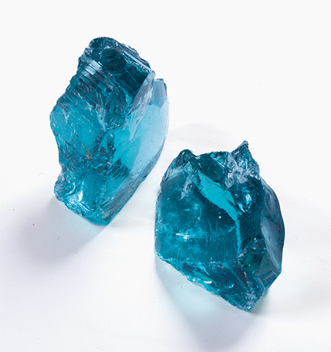 GLAS -azurblau-